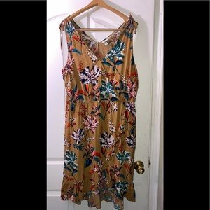 Andeawy floral wrap dress